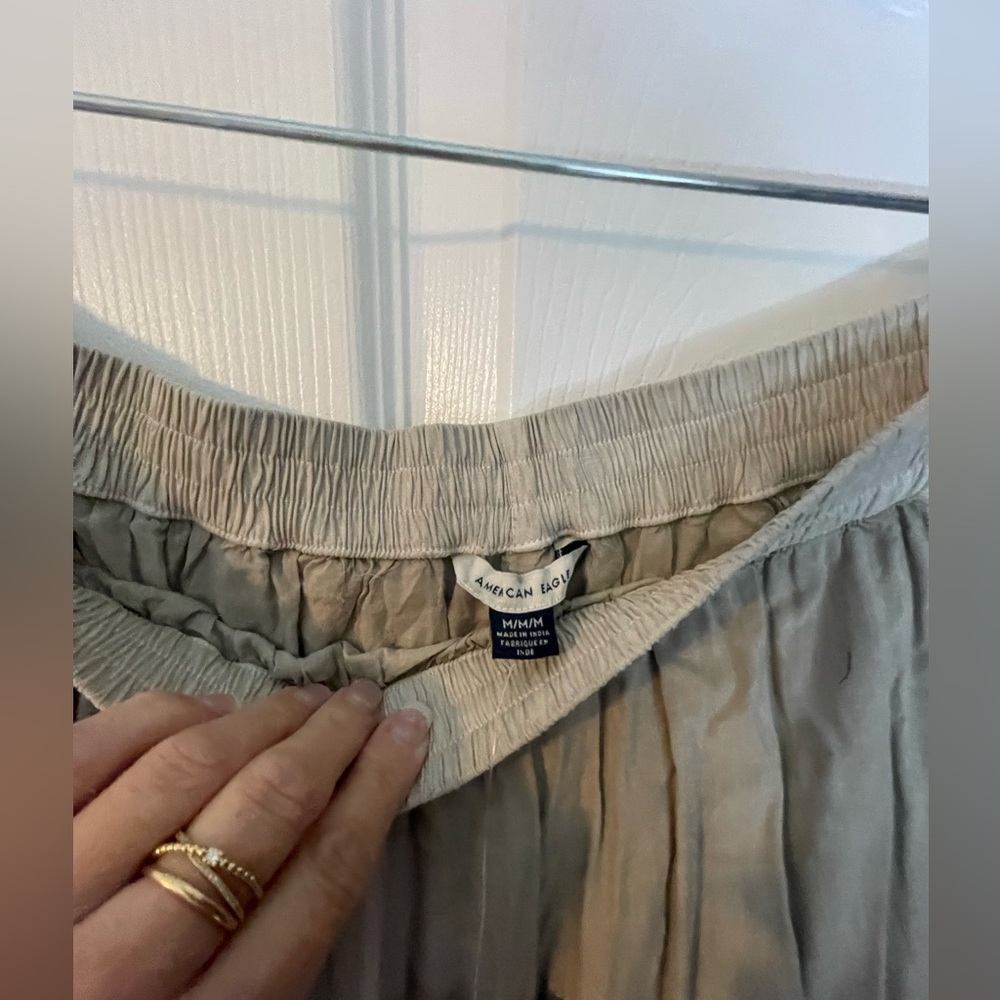 AMERICAN EAGLE Boho Tan Maxi Skirt Size Medium - Picture 5 of 7